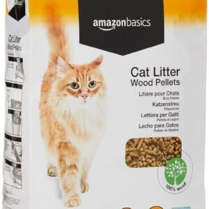 Cat Litter Wood Pellets Highly Absorbent Cat Litter Recycled Wood Litter Unscented Cat Litter Eco-Friendly Cat Litter 30 Liter Cat Litter Natural Cat Litter Dust-Free Cat Litter Sustainable Pet Products Biodegradable Cat Litter