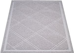 Amazon Basics Cat Litter Mat, Unscented, 61 x 88.9 cm, Gray