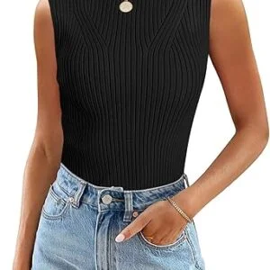 Discover the Versatile MerokeetyRibbed Knit Tank Tops for Summer